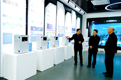 省市場監管局高正民巡視員一行赴中水三立調研，指導信息技術研發創新工作